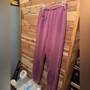 Aviator Nation Faded Berry Sweatpants
